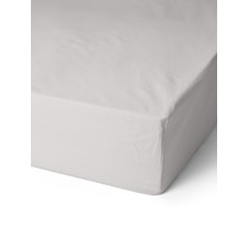 Bondeco Collection Dra-På-Lakan i ekologisk bomull 90x200x45 Light grey