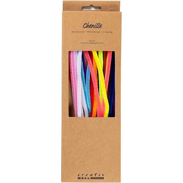 Piperenser, L: 30 cm, tykkelse 6 mm, colorful, 25 ass./ 1 pk.