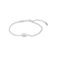 Pilgrim Armband, Ran, Silver Plated, White