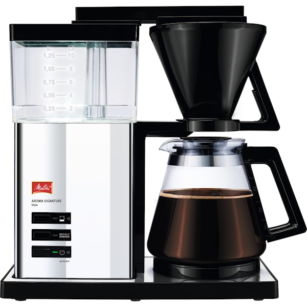 Melitta Aroma Signature de Luxe Style Kaffebryggare (silver) Melitta Aroma Signature de Luxe Style Kaffebryggare (silver)