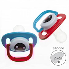 Sugnapp Ortodontisk 6-18m 2-p, Pingu