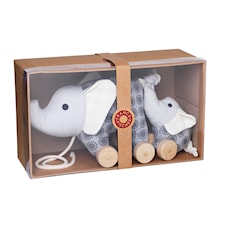 Noma grey elephant pull toy, Franck & Fischer