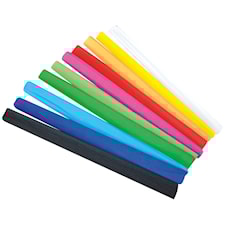 Kräppapper regnbåge 10-pack Playbox