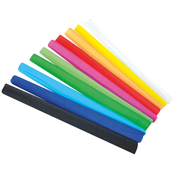 Krølletepapir regnbue 10-pakk Playbox