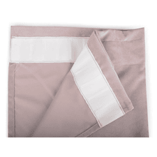 Form Living Gardin Velvet med veckband Polyester 300x140cm Rosa