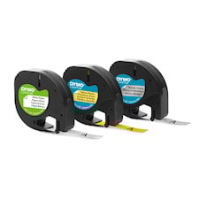 DYMO LetraTag Etikett 3-pack