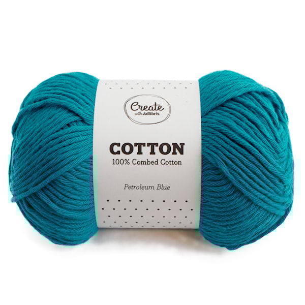 Adlibris Cotton Garn 100g Petroleum Blue A176