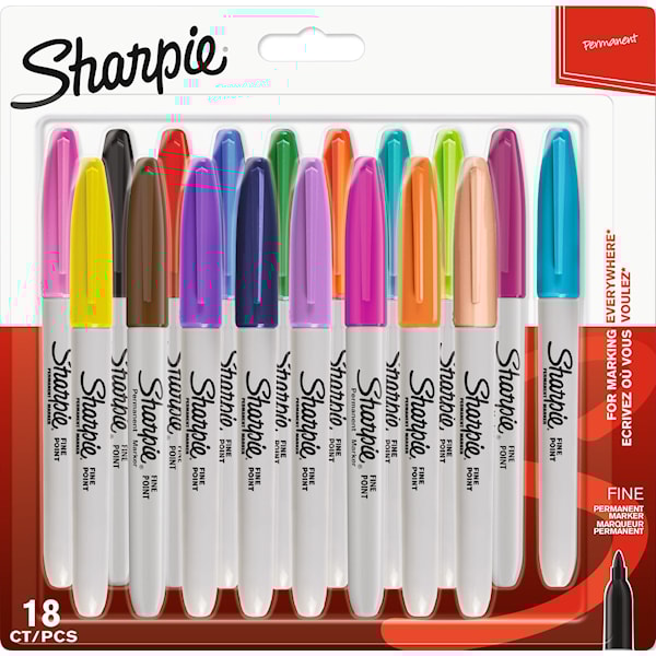 M&auml;rkpenna Sharpie Fine 18-pack