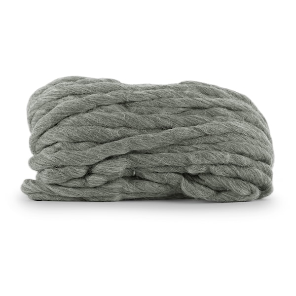 Knit At Home Chunky Wool Ullgarn 200 g Grå 933
