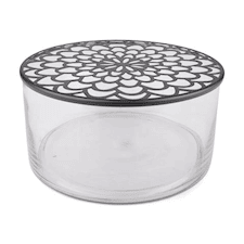 Vas med blomsterställning