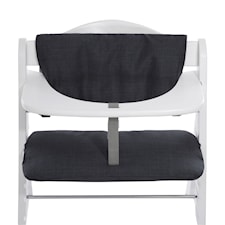 Highchairpad Deluxe, Melange Charcoal, Hauck -syöttötuolipehmuste