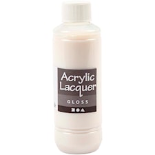 Akryylilakka, kiiltävä, 250 ml, 1 pll