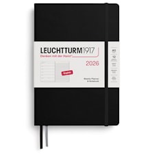 Weekly Planner & Notebook 2026 A5 Black Leuchtturm1917