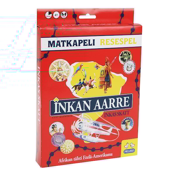 Inca Treasure Travel Game Peliko (SE/NO/FI/EN)