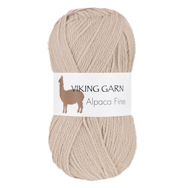 Alpaca Fine 50 g Sand 606 Viking Garn
