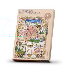 Viinipalapeli - Champagne 1000 palaa Water and Wines