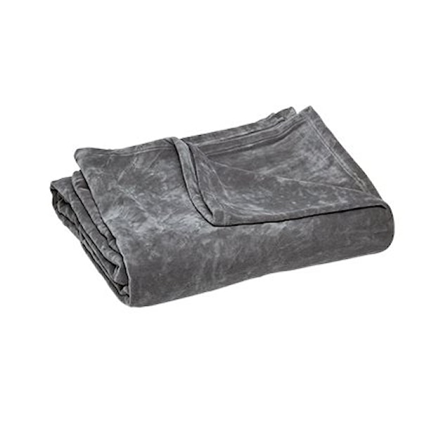 Pläd Grå Velour 130x170 Bahne & Co - plädar & filtar Pläd Grå Velour 130x170 Bahne & Co - plädar & filtar