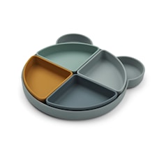 Arne Tallrik med Avdelare Mr Bear Blue Fog Liewood