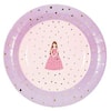 Papperstallrikar, Rico, Prinsess, 23 cm, 12 st.