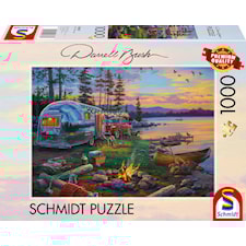 Pussel The golden glow of a shoreside evening 1000 bitar, Schmidt