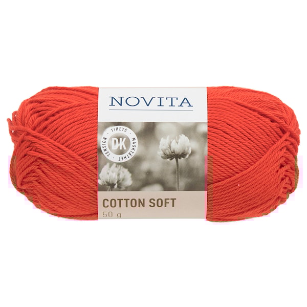 Novita Cotton Soft 50 g, Robin 543