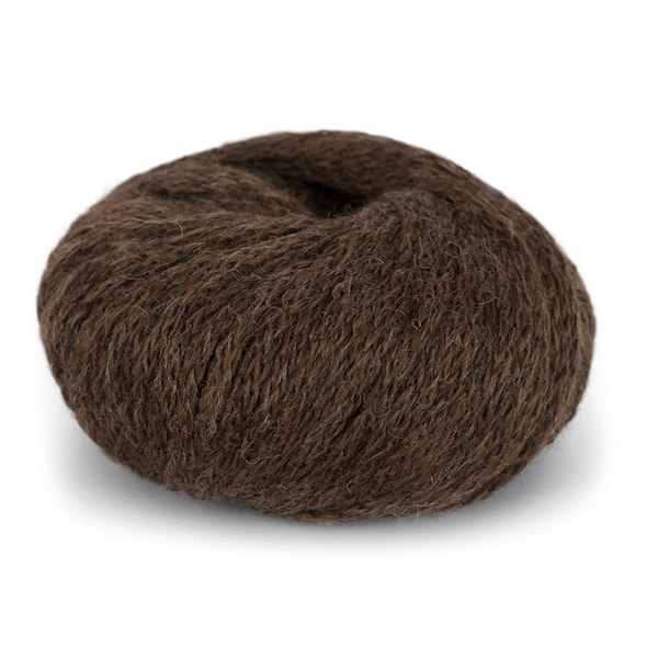 Du Store Alpacka Hexa Garn 50 g Mörk Brun 913