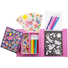 Värityssarja Tarroilla Taikaeläimet Tiger Tribe