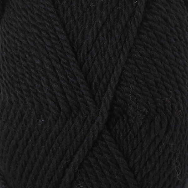 Alaska Uni Colour Ullgarn 50 g Sort 06 Drops