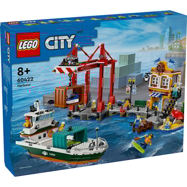 LEGO City 60422 Havneområde med lasteskip