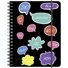 Kalender Almanacksförlaget A5 Comic 2019/2020, 18 månaders kalendarium