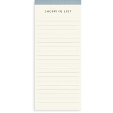 Anteckningsblock Shopping list Textil, Burde