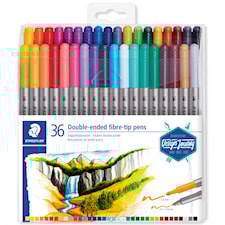 Design Journey Dobbel Fiberpenn 36 stk Staedtler