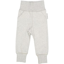 Baby Byxa Classic, Randig Ljusgrå, Strl 50/56, Geggamoja