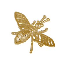 Ioaku Insect Brooch Alloy Gold