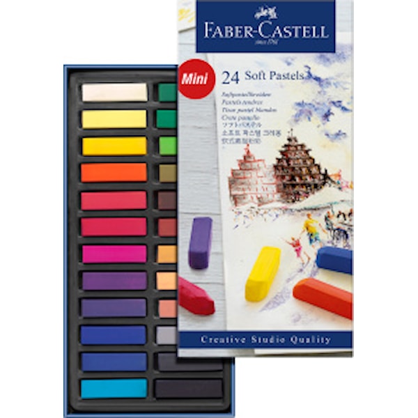 Kritor Oljepastell 24 F&auml;rger Faber-Castell