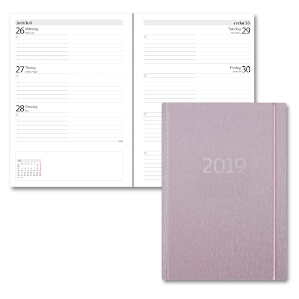 Kalender 2019 Burde Senator A6, Ariane, rosa