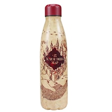Vattenflaska i Metall Marauders Map Harry Potter