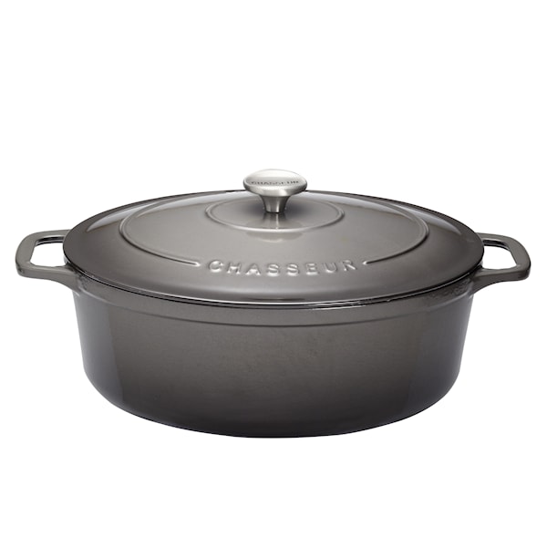 Chasseur Gryta Oval 5.6 L Caviar Gjutjärn - kastruller & grytor Chasseur Gryta Oval 5.6 L Caviar Gjutjärn - kastruller & grytor