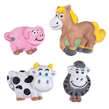 Kipsimuotti Maatilan eläimet 4 aihetta Playbox