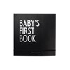 Babyens første bok Svart Design Letters