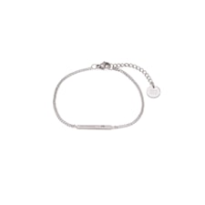 Bud To Rose, Line Armbånd, Sølv