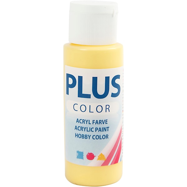 Plus Color Hobbymaling, primrose yellow, 60 ml/ 1 fl.