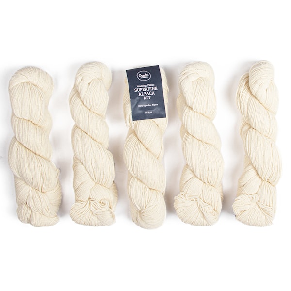 5-pack Superfine Alpaca DIY 100 g Undyed A732 Adlibris