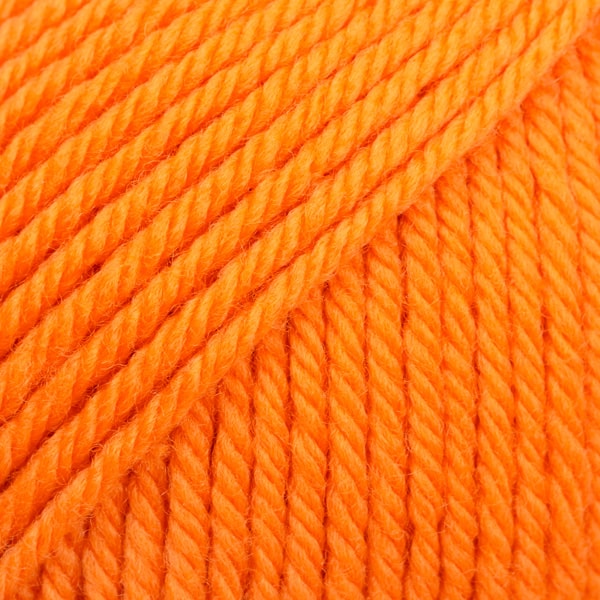 Daisy Uni Colour Ullgarn 50 g orange (23) Drops