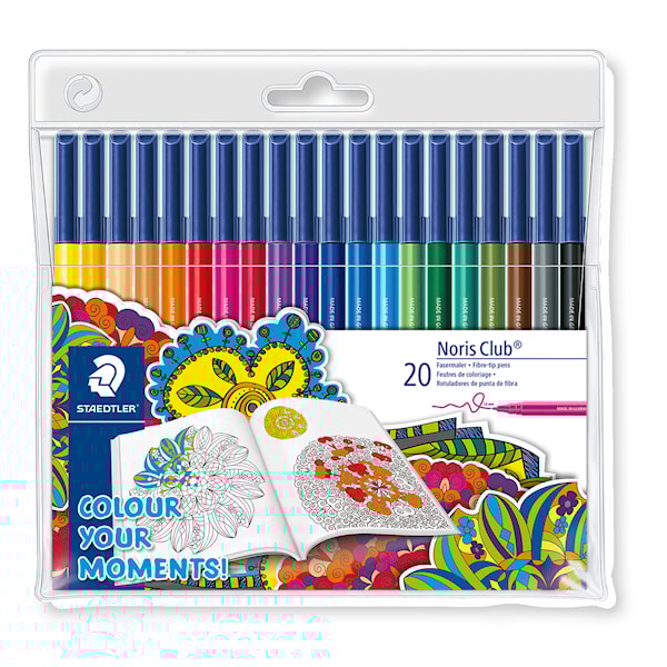 Tuschpennor Staedtler Noris Club® 20-pack