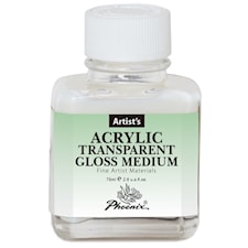 Akryl Transparent Glansig Målarmedium 75ml