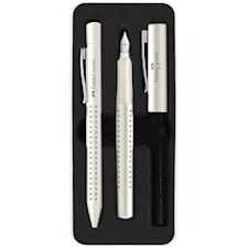 Grip 2010 Harmony Presentset med Reservoarpenna M och Kulpenna M Coconut Milk Faber-Castell