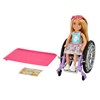 Chelsea med rullstol Barbie