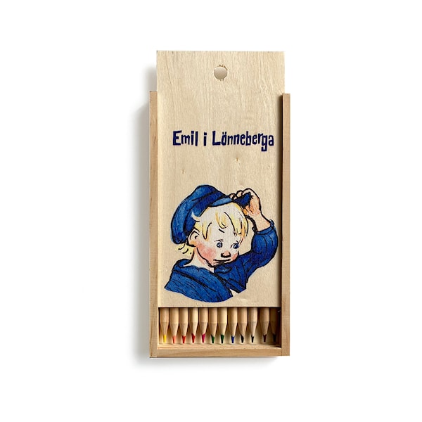 Fargeblyanter I Treboks Emil Astrid Lindgren