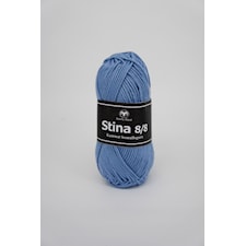 Stina 8/8 Garn Bomull 50 g jeansblå 269 Svarta Fåret